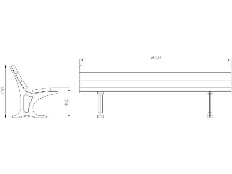 Banc Beaux Arts - Plan