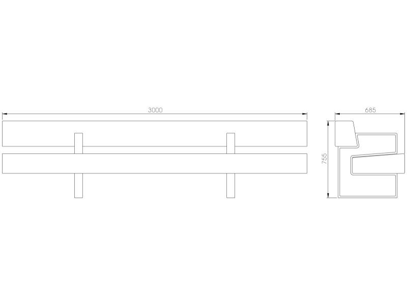 Banc Canebière - Plan