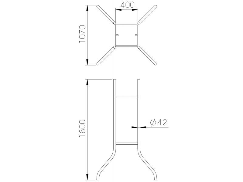 Corset d'Arbre Gambetta - Plan