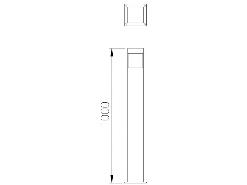 Cendrier Lironde - Plan