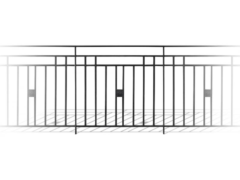 Garde-corps Montpellier - RAL 9005