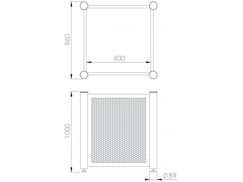 Jardinière Adour - Plan