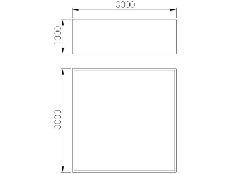 Jardinière Hanaba Plus - Plan