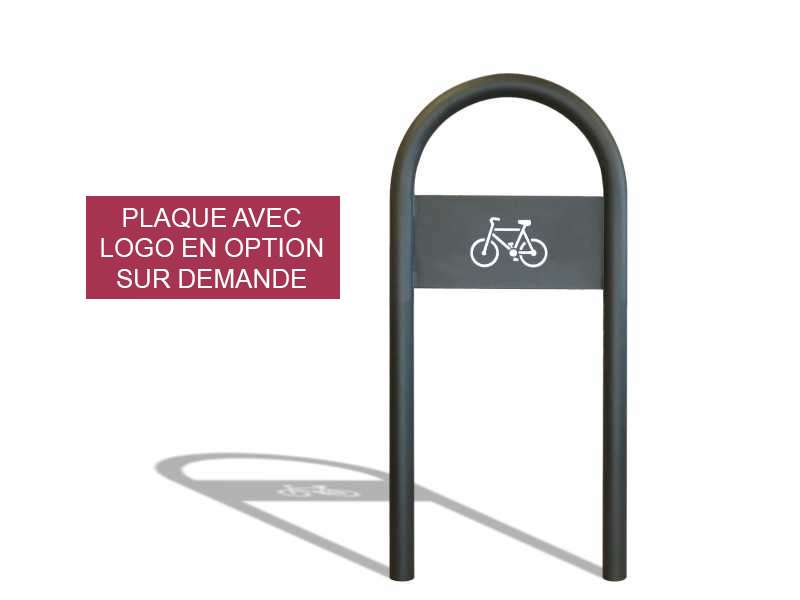 OPTION : Appui vélo Saxo - 2900 Sablé avec plaque