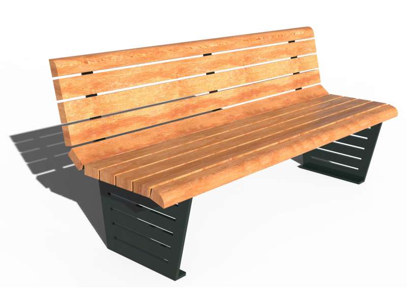 Banc Cézanne - RAL 6012 Brillant