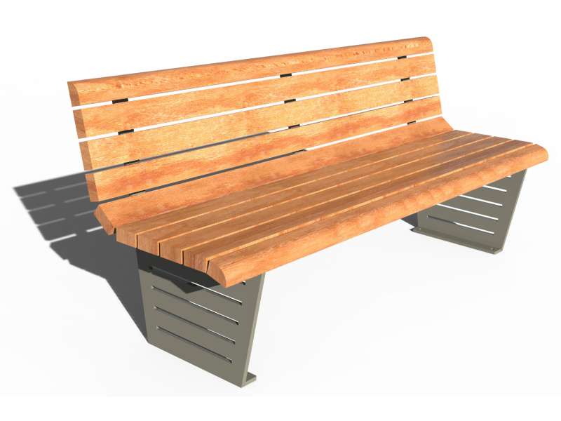 Banc Cézanne - RAL 7030 Brillant