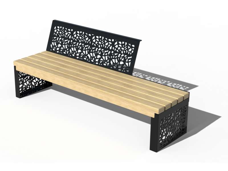 Banc Hanaba - RAL 9005 BRILLANT