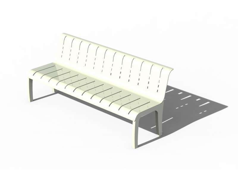 Banc Hara - RAL 9010 BRILLANT