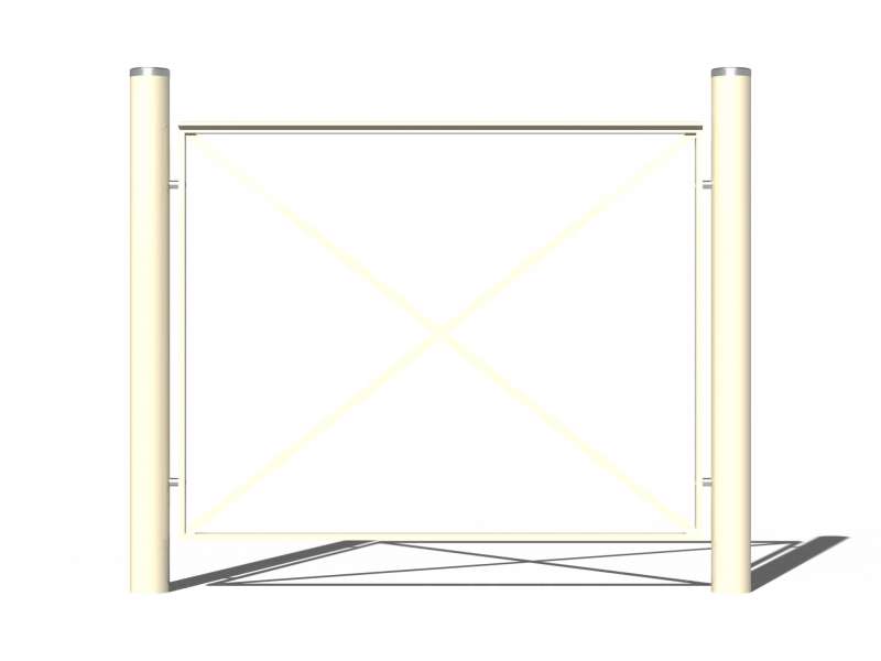 Barrière Incha BAR6300A - RAL 9010 BRILLANT