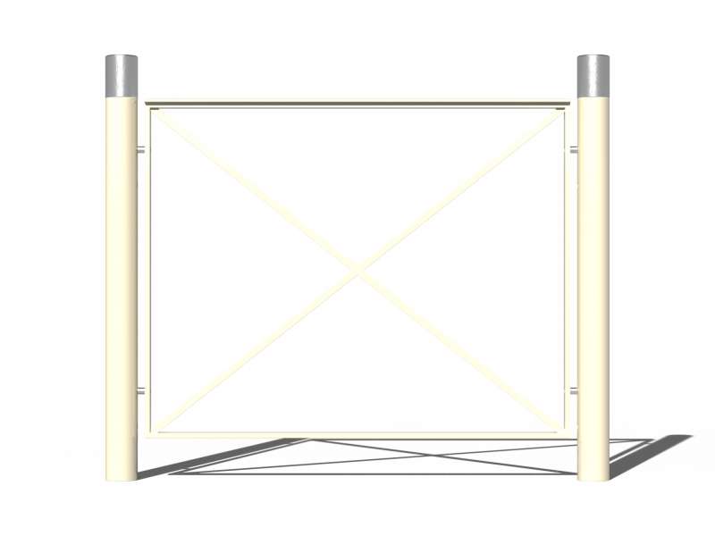 Barrière Incha BAR6301A - RAL 9010 BRILLANT