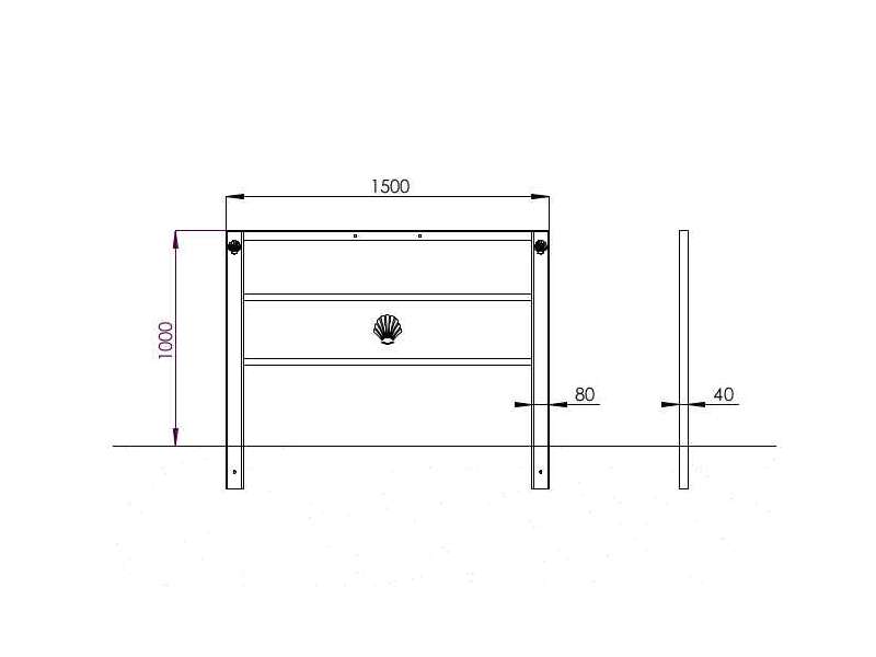 Barrière Merelle - Plan