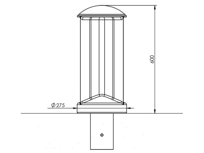 Borne Mercos - Plan