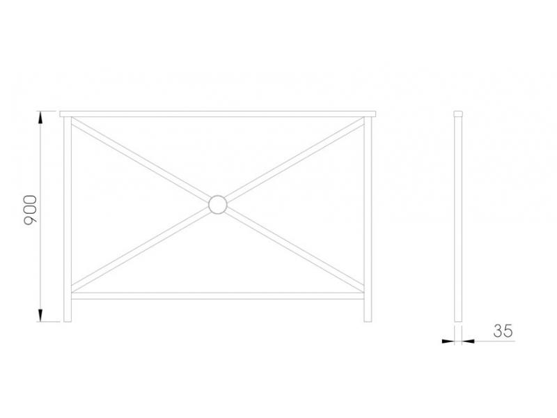 Barrière Croix de Saint André - Plan