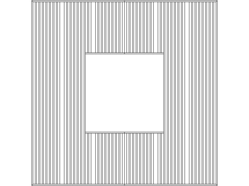 Grille d'Arbre Près d'Arènes - Plan