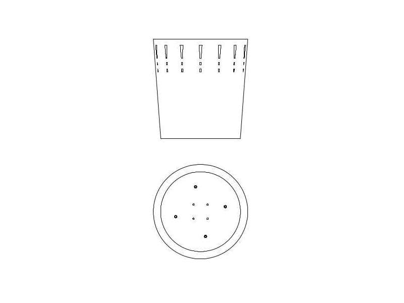 Jardinière Hara - Plan