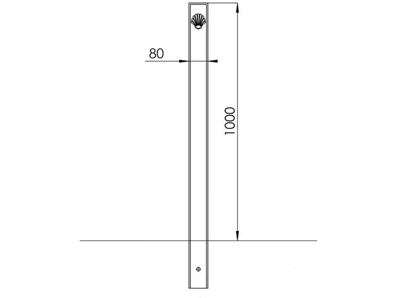 Potelet Merelle - Plan