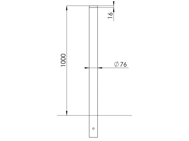 Potelet INCHA POT6300 - Plan