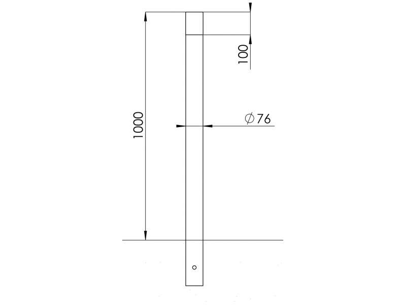 Potelet INCHA POT6301 - Plan