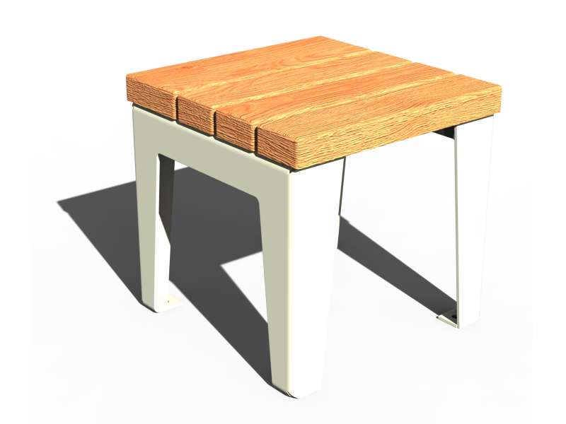 Tabouret Véga - RAL 9010 BRILLANT