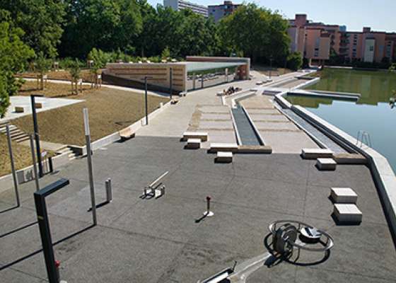 aménagements berges du lac ZAC la Reynerie Toulouse 01